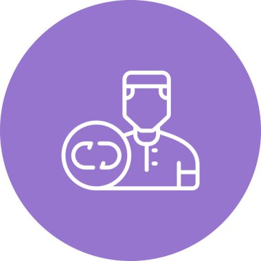 Modern simgenin vektör illüstrasyonu