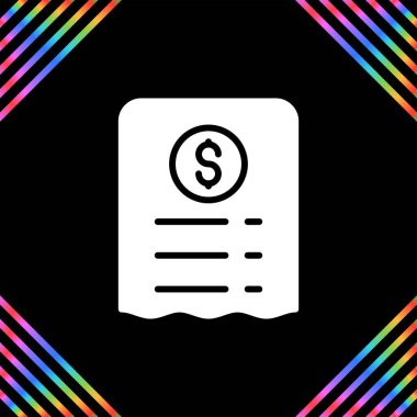 Dolar işareti simgesi, vektör çizimi