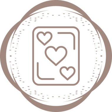 Modern b kartının vektör illüstrasyonu