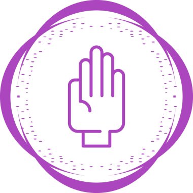 Web 'iniz için bir işaret simgesinin vektör çizimi