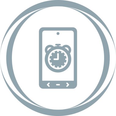 akıllı telefon simgesi vektör illüstrasyonu