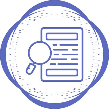 Ara. Web simgesi basit illüstrasyon