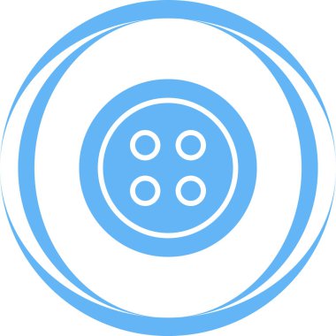 Benzersiz dairesel vektör simgesi