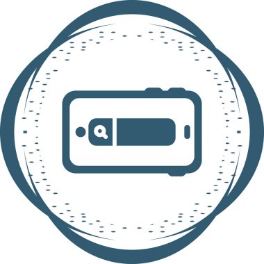 Modern b 'nin vektör illüstrasyonunda pil eksikliği