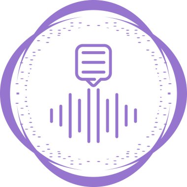 mikrofon basit simgesi, vektör çizim