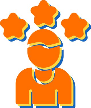 man simgesi, vektör illüstrasyonu