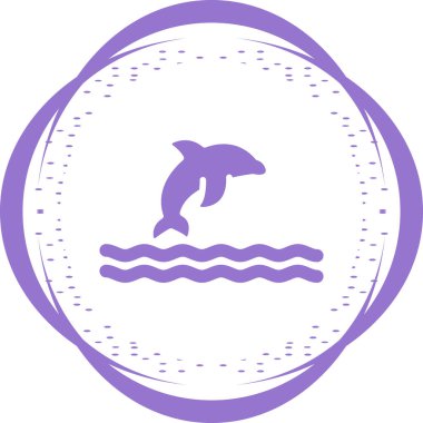 Yunus simgesinin vektör illüstrasyonu