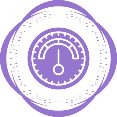 Hız göstergesi simgesinin vektör illüstrasyonu