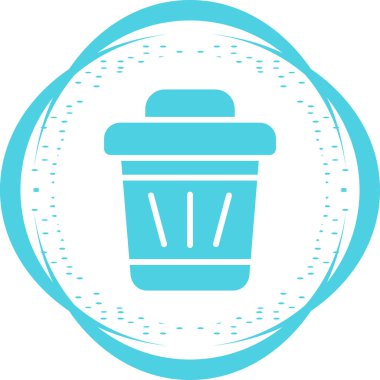 vektör çizim çöp kutusu