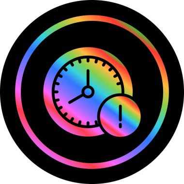 Arkaplanda izole edilmiş gökkuşağı ikonu