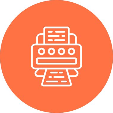 Robot simgesinin vektör illüstrasyonu