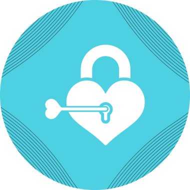 ikon vektör illüstrasyonunu kilitle