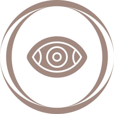 Göz simgesi vektör illüstrasyonu