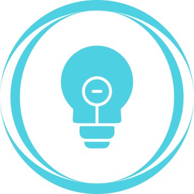 ampul simgesi vektör illüstrasyonu