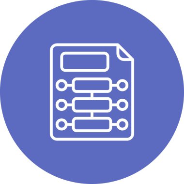 Sunucu. Web simgesi basit illüstrasyon