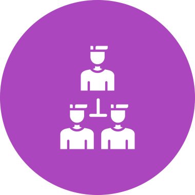 Polis vektör simgesi modern basit illüstrasyon