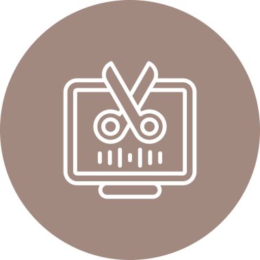 Modern b 'nin vektör illüstrasyonunda müziğin eksik simgesi