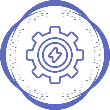 dişli simgesi vektör illüstrasyonu