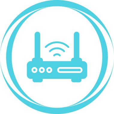router modern vektör illüstrasyonu