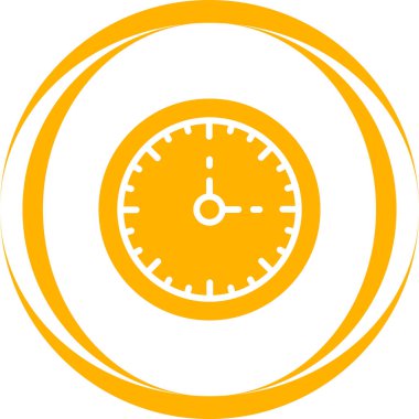 Zaman saati simge vektör çizim