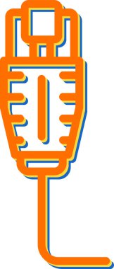 Bir karikatür kalp simgesinin vektör çizimi