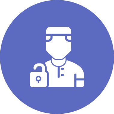 Doktor modern simgesinin vektör illüstrasyonu