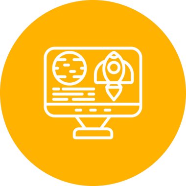 seo modern simgesinin vektör illüstrasyonu