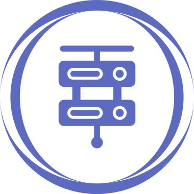 Modern bir simgenin vektör illüstrasyonu