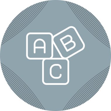 vektör abc kitap simgesi