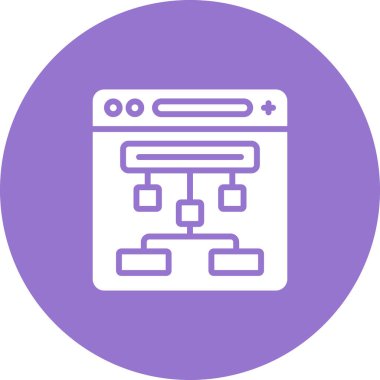 tarayıcı web simgesi basit tasarım
