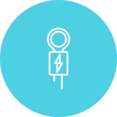 Modern bir simgenin vektör illüstrasyonu