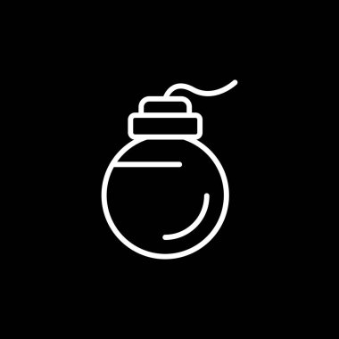 bomba ikonu web sitesi tasarımı ve masaüstü zarfları için, geliştirme. premium paket.