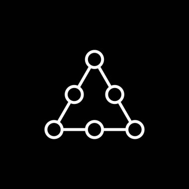 ağ bağlantısı simgesi, vektör illüstrasyonu