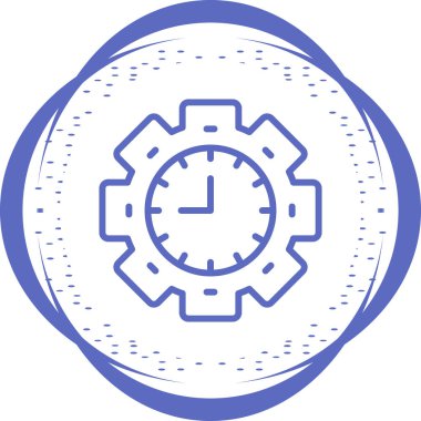 dişli simgesi vektör illüstrasyonu