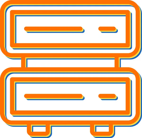 Bir kredi kartı simgesinin vektör çizimi