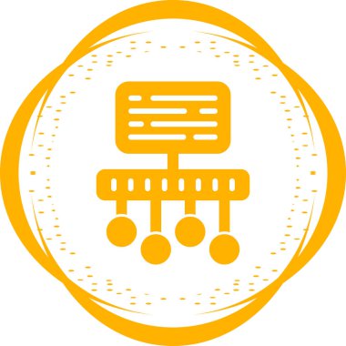 İş ve finans simgesinin vektör illüstrasyonu