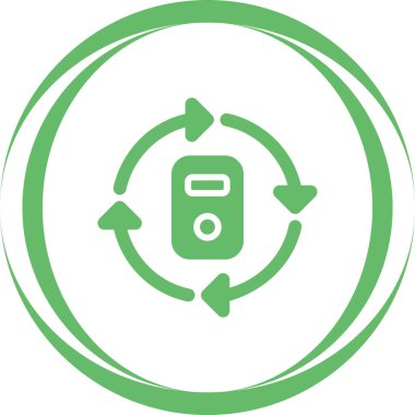 Modern Veri Merkezi simgesinin vektör illüstrasyonu     