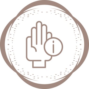 bilgi web simgesi, vektör çizim