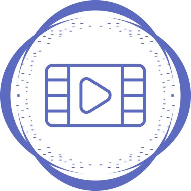 işareti simgesi, vektör çizim oynamak             