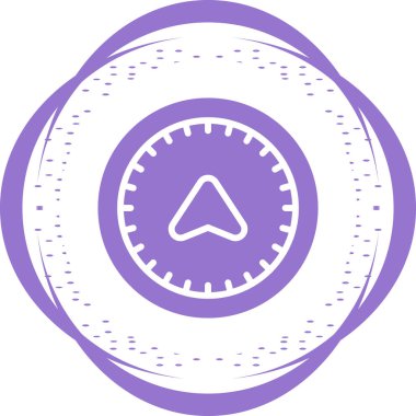 pusula web simgesi tasarımı çizimi