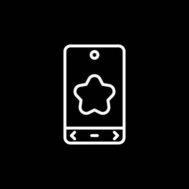 Akıllı telefon simgesi, telefon sembolü, modern cihaz işareti, beyaz arkaplanda renkli vektör 