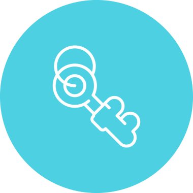 Anahtar. Web simgesi basit illüstrasyon 