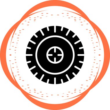 Hedef simgenin vektör illüstrasyonu