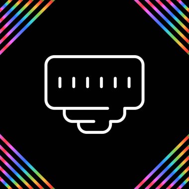 vector illustration of Ethernet icon