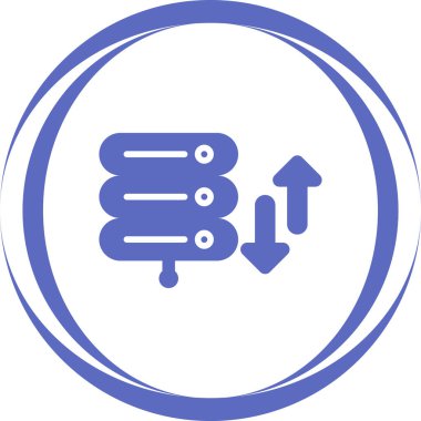 Bantgenişliği web simgesi vektör illüstrasyonu