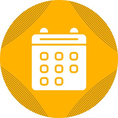 renkli takvim simgeleri. olay hatırlatıcı sembolleri. Renkli web düğmeleri. Beyaz arkaplanda izole edilmiş vektör illüstrasyonu