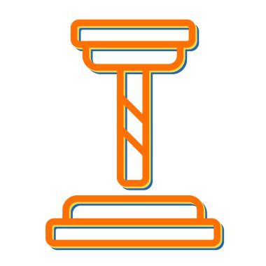 Modern Güç matkap simgesinin vektör illüstrasyonu   