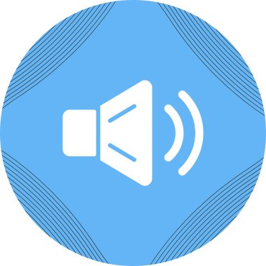 Modern renk konuşmacısı soyut vektör simgesi 