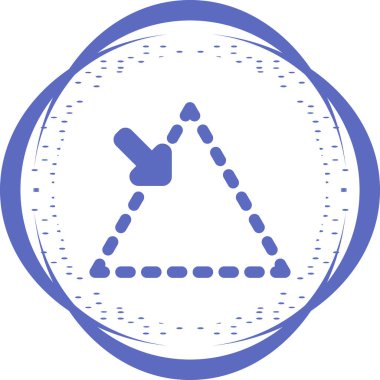 Seçilen düğmenin temel doğrusal resmi