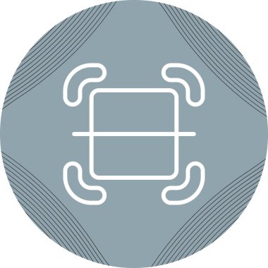 vector illustration of Scanner modern icon           